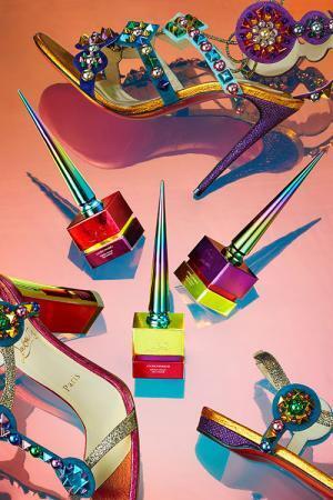 クリスチャン ルブタンの限定ネイルカラー「ルビクローム」スペッキオから着想を得た春色3色