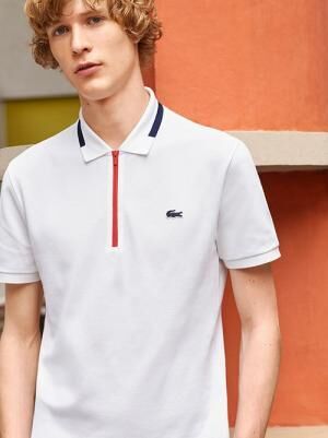 ラコステの限定コレクション メイド イン フランス 赤がアクセントのボーダーポロシャツやtシャツ 17年1月15日 ウーマンエキサイト