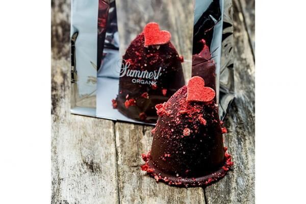 デンマーク発「サマーバード オーガニック」のバレンタイン、ふわふわメレンゲをチョココーティング