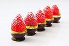 銀座千疋屋築地店のバレンタイン - 日本の四季を表現したショコラや、チョコに丸ごと苺をのせたスイーツ