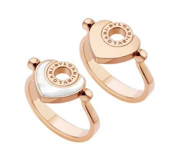 「ブルガリ･ブルガリ クオーレ」新作ジュエリー - リングやブレスレットにハートモチーフを