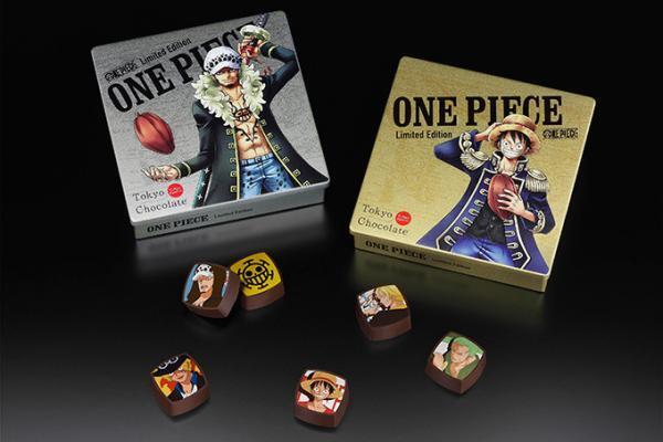 アニメ「ワンピース」のバレンタインチョコレート - ショコラにキャラクターを描いた9個入り