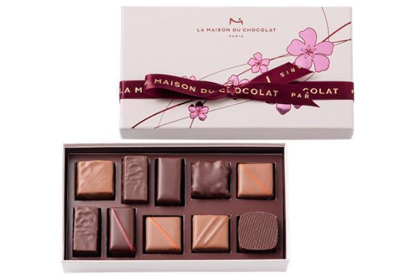 ラ・メゾン・デュ・ショコラの限定チョコBOX - 柑橘系×ミルクチョコや生姜風味ガナッシュなど