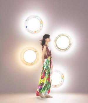 ツモリチサト×パナソニックのLEDシーリングライト - 色とりどりの線描や、ギリシャの太陽モチーフ