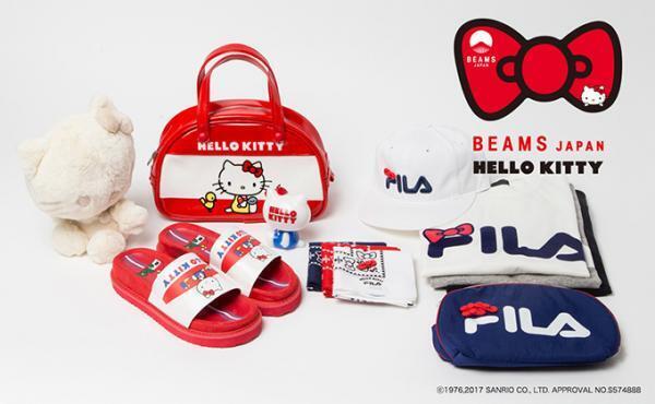 ハローキティ×ビームスジャパン - 70年代のグッズをリデザイン、フィラ別注スポーツウェアも