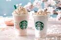 スターバックス、春に向けた日本限定「さくら ブロッサム クリーム」あられ入りのフラペチーノ＆ラテ