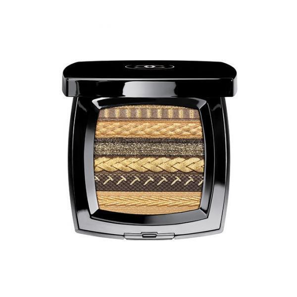 シャネルよりオートクチュールをイメージしたアイシャドウパレット - ブラウン系3色にラメを散りばめて