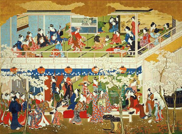 歌磨大作「深川の雪」と「吉原の花」ー138年ぶりの夢の再会 ー展を神奈川・岡田美術館で開催