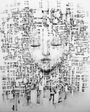 アーティストKYOTAROの個展、渋谷・ディーゼル アート ギャラリーで - 未来人が纏う衣がテーマ