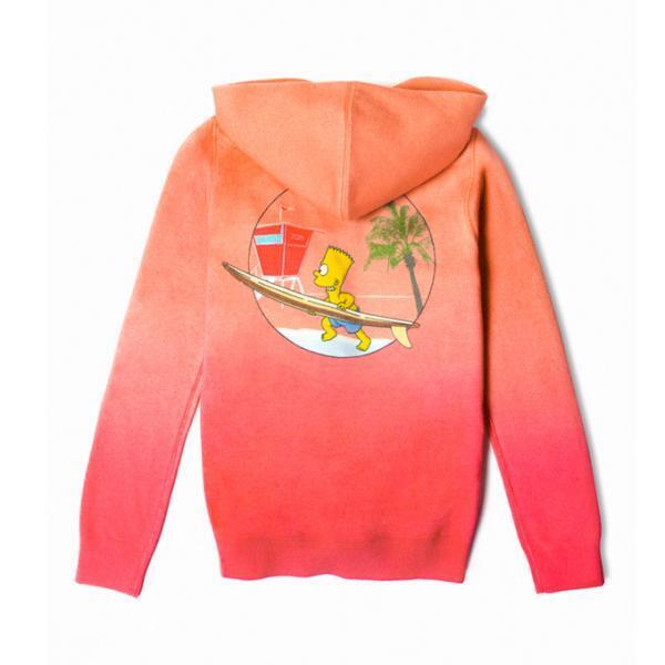 ルシアン ぺラフィネ×「ザ・シンプソンズ」バートが描かれた、鮮やかなプルオーバー＆パーカー