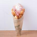 東京スカイツリータウンの桜スイーツ - 桜餡のソフトクリームやシュークリームなど春らしいピンク色