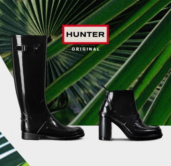 ハンターから新作レインブーツ - つややかなラバー素材のローファーやブーツ4型