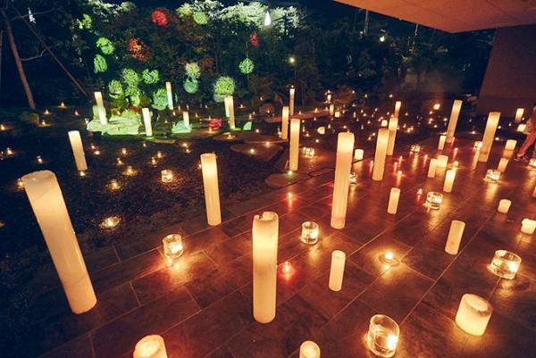 「キャンドルナイト2017」全国の婚礼施設で - 3000本のロウソクが灯す、穏やかな大人の夜