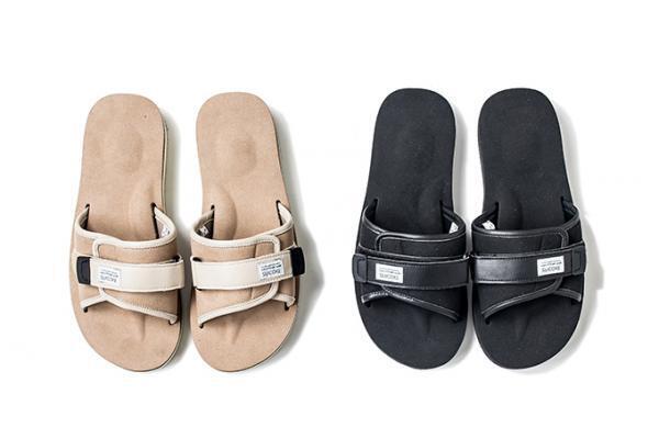 スイコック×シップス ジェットブルー、スエードやレザーを使用したシックなサマーサンダル