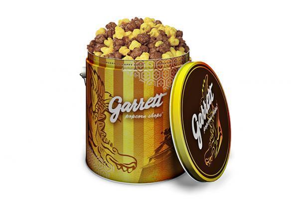 ギャレット ポップコーン 名古屋限定のデザイン缶＆小倉バター味、名古屋城や金のしゃちほこをデザイン