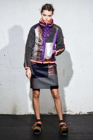 カラー 2017-18年秋冬コレクション - 異なるもののパッチワークで完成させる女性らしい美しさ