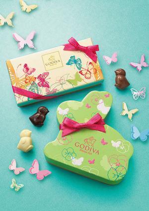 ゴディバの春限定チョコレート、トリュフがリニューアル - たまごやうさぎ型でイースター祝福