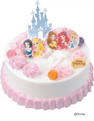 サーティワンからディズニープリンセス5人を描いた新作アイスクリームケーキ