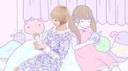 ウンナナクール×イラストレーター徳田有希 - パステルカラーの甘く不思議なプリントのブラやパジャマ