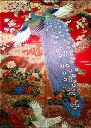 「和硝子の世界」展が岐阜・飛騨高山で開催、着物や西陣織の帯を封じ込めたガラスアートを町家空間で