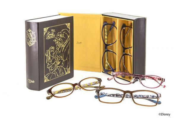 Zoffのディズニーシリーズ新作は『美女と野獣』ブック型のメガネケースも