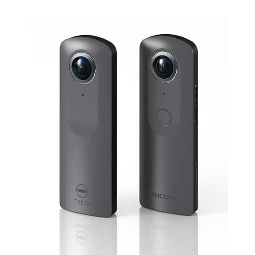 「リコー・シータ V」360°の全天球4K動画＆静止画を撮影出来る小型カメラ、データはスマホに転送可