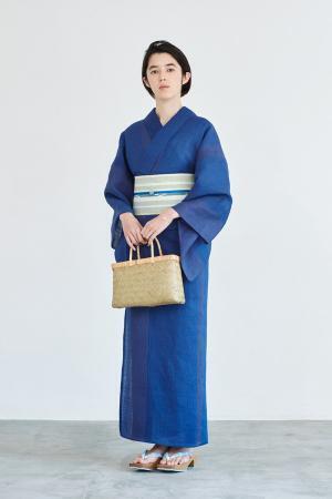 ザ・ヤード17年春夏、伊勢型紙の柄をピンクや水色に染めた新作ゆかた、新宿に期間限定ストアをオープン