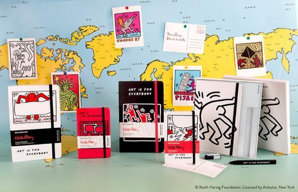 モレスキンから、キース・ヘリング作品モチーフの限定ノートブック発売