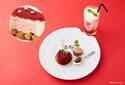 Q-pot CAFE.の限定イチゴメニュー、イチゴモチーフのケーキや豪華なベリーマカロンなど