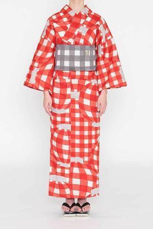 ドゥーブルメゾン 17年の新作ゆかた - 提灯や蛸など、"江戸"のユーモアあふれるモチーフをデザイン