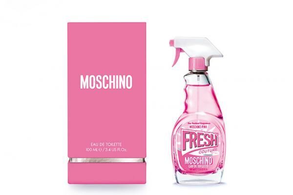 モスキーノ“洗剤ボトル”フレグランス第2弾「フレッシュ ピンク オーデトワレ」軽やかな花々の香り