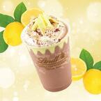 リンツ ショコラ カフェの夏季限定「リンツ ミルクチョコレート レモン アイスドリンク」