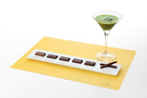 ラ・メゾン・デュ・ショコラ 「お抹茶とタブレットのデギュスタシオン」を丸の内店限定で