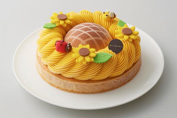 グラッシェル 17年夏の新作 - てんとう虫をあしらったヒマワリ型アイスケーキなど