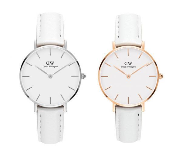 ダニエル・ウェリントン、初のホワイトレザーを使った時計「クラシック ペティット ボンダイ」