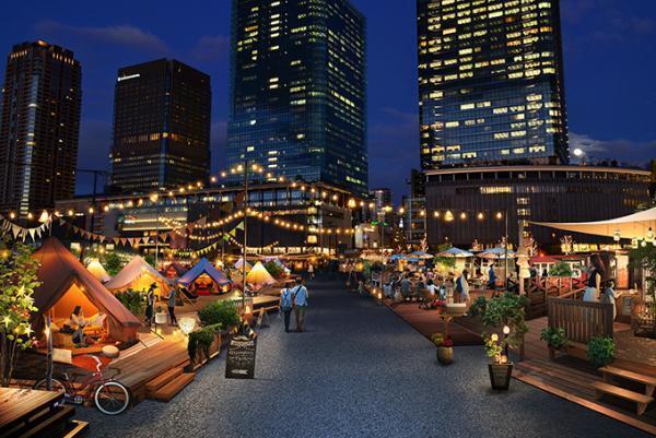 「ウメキタ!!!グランピング＆リゾート」大阪のど真ん中でグランピング体験、BBQや音楽ライブを開催