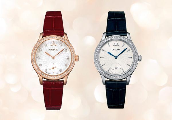 セイコーの高級ウォッチ「クレドール」新作 - 銀座をテーマに、シンボルの柳をダイヤルにデザイン