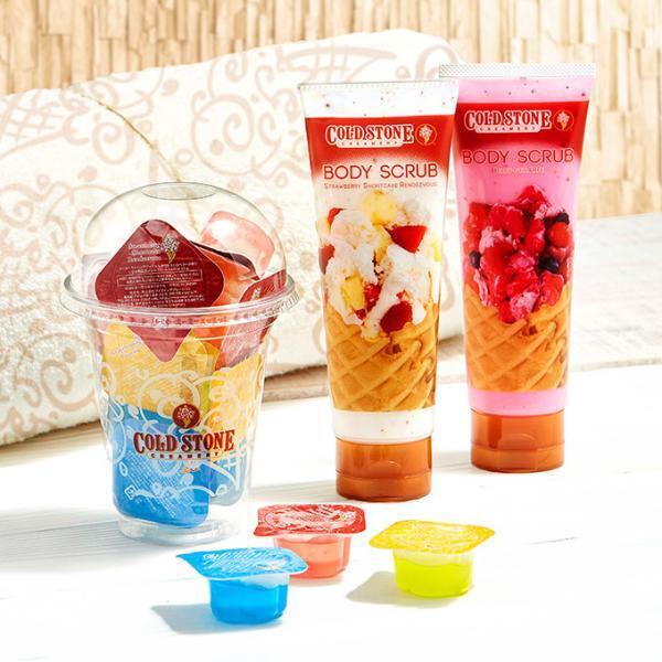 コールドストーン初、“アイスクリームの香り”のボディスクラブ＆ボディジェル