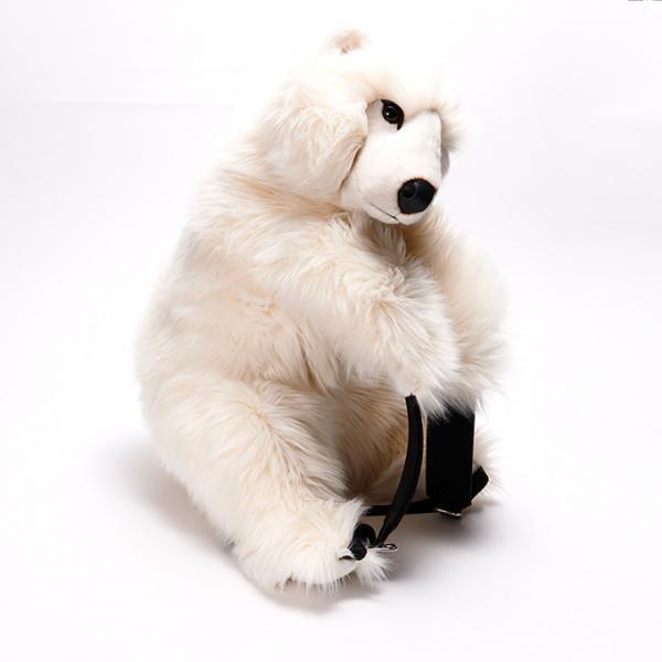 ドルチェ＆ガッバーナ「シロクマ＆ヒョウ」バッグパック発売、ぬいぐるみのようにふわふわ