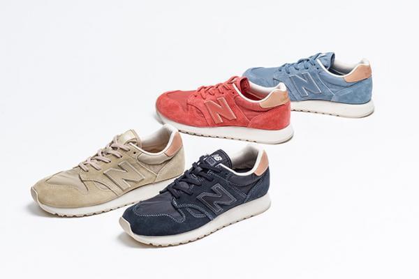 ニューバランスの新作、ウィメンズスニーカー「WL520」くすみピンクやブルーの色合い