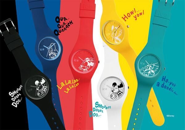 アイスウォッチ、ディズニーキャラクターを描いた日本限定の腕時計 - 歌うミッキーやドナルド