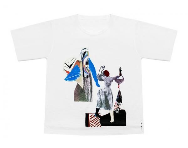 マルニ×サリー・スマート、コラージュを用いたユニークなTシャツやバッグ