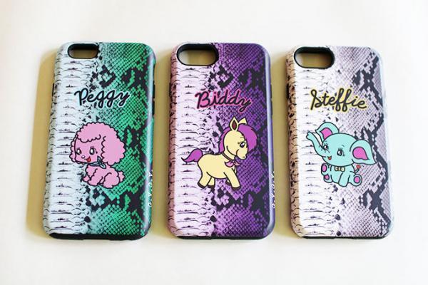 G.V.G.V.の新作iPhoneケース - パイソン柄に犬やゾウのメルヘンなキャラクター