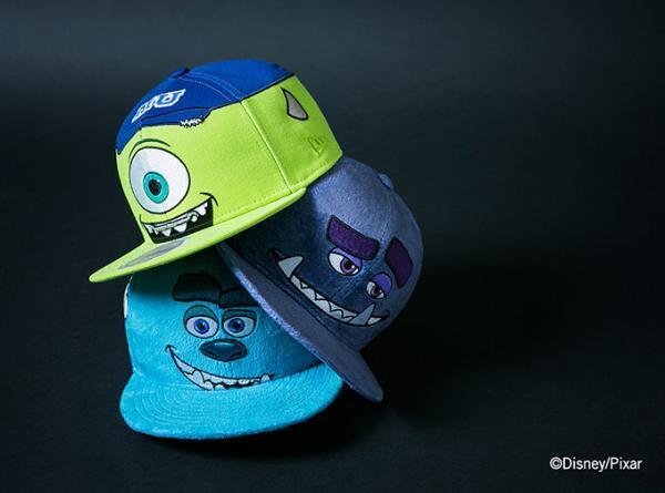 ニューエラ×ピクサー『モンスターズ・ユニバーシティ』のキャップ、サリーやマイクの59FIFTY