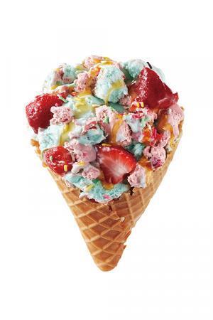 コールド・ストーンの夏スイーツ「カラフル スプラッシュ パーティー」タピオカのフローズンドリンクも