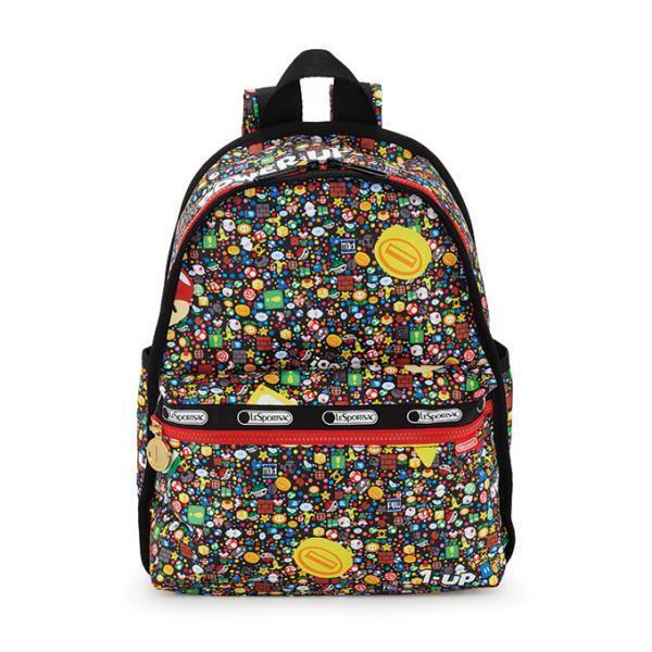 レスポートサック×任天堂、ゲームボーイ型ポーチやマリオの世界観をプリントしたバッグが発売