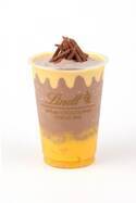 リンツから、夏限定マンゴープリン入りミルクチョコレートドリンク