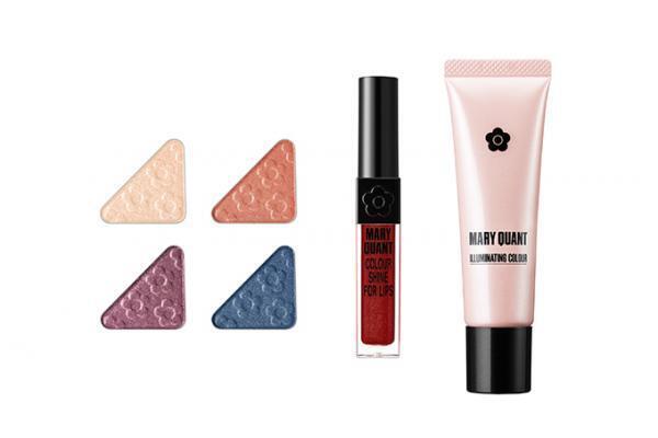 マリークヮント17年秋の新作メーク - ガラスパールが輝くシアーレッドグロスや秋カラーのアイシャドウ