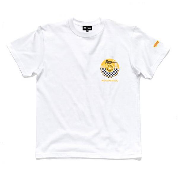 VANSとタワレコのオリジナルブランド「ウエア・ザ・ミュージック」がコラボ、Tシャツ&キャップ発売