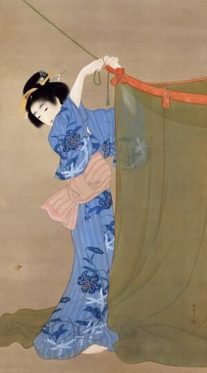 山種美術館にて「上村松園 ー美人画の精華ー」開催 - 近代日本の美人画が集結、喜多川歌麿の作品も